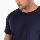 CAMISETA PV MALHA FRIA AZUL MARINHO | ANTI-PILLING | NÃO AMASSA | UNIFORMES