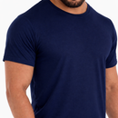 CAMISETA PV MALHA FRIA AZUL MARINHO | ANTI-PILLING | NÃO AMASSA | UNIFORMES