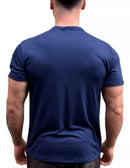 Camiseta Masculina Básica Gola Redonda Malha Pv Anti-pilling - Azul Marinho